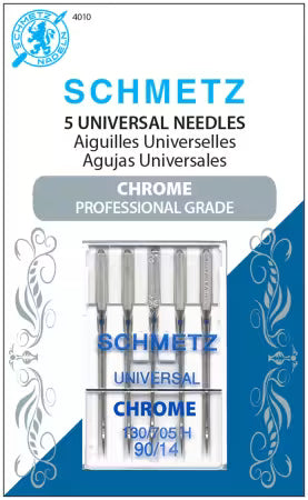 Schmetz 90/14 Chrome Universal Needle