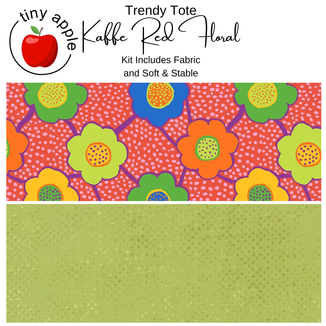 Kit: Trendy Tote in Kaffe (Pattern not included)