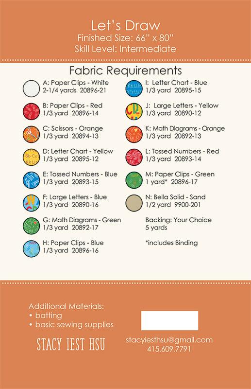 Pattern: Let's Draw Quilt