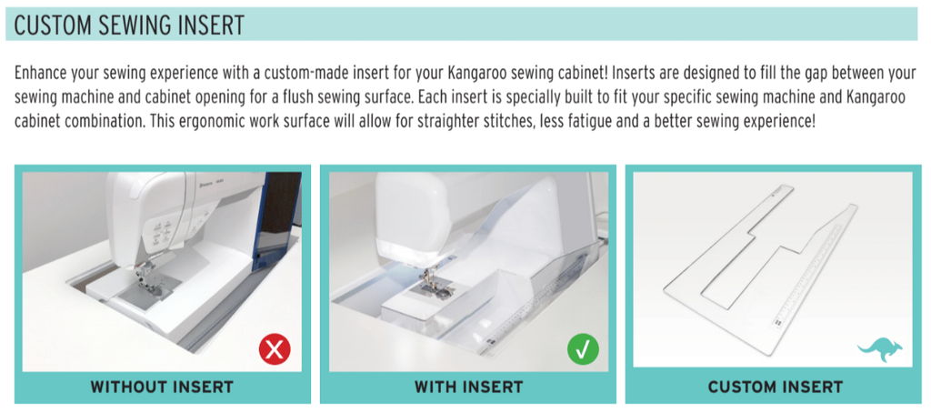 Sydney Hydraulic XL Sewing Cabinet