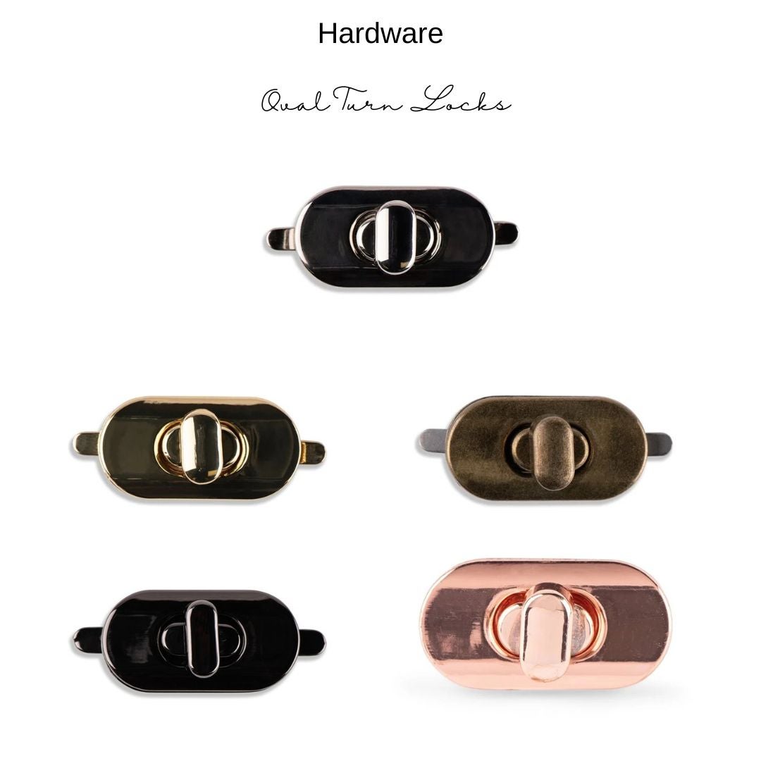 Hardware: Oval Turn Locks| Multiple Finishes