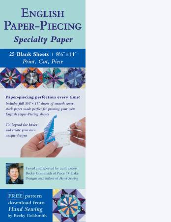 English Paper-Piecing Specialty Paper - 25 Sheets
