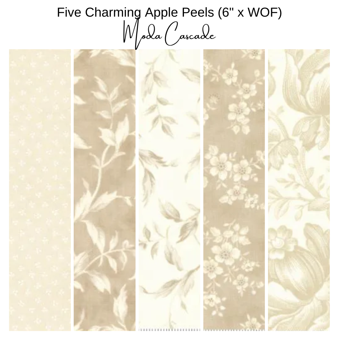 6" Apple Peel (5) - Charming Peel Moda Cascade