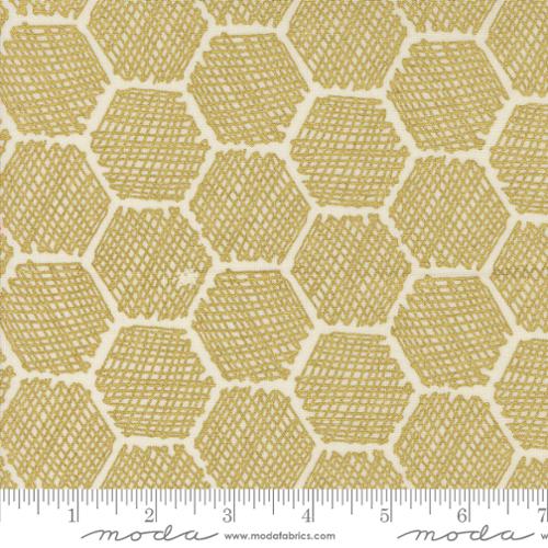 Bee Garden by Gingiber - Honeycomb Geometrics: Porcelain