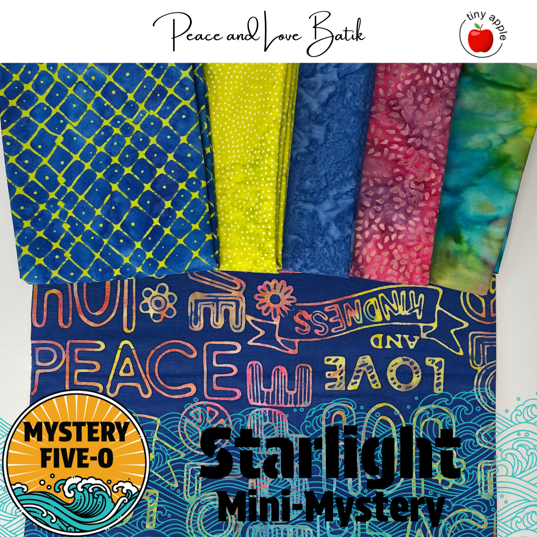 Fat Quarter Bundle (6) M50 | Peace and Love Batik