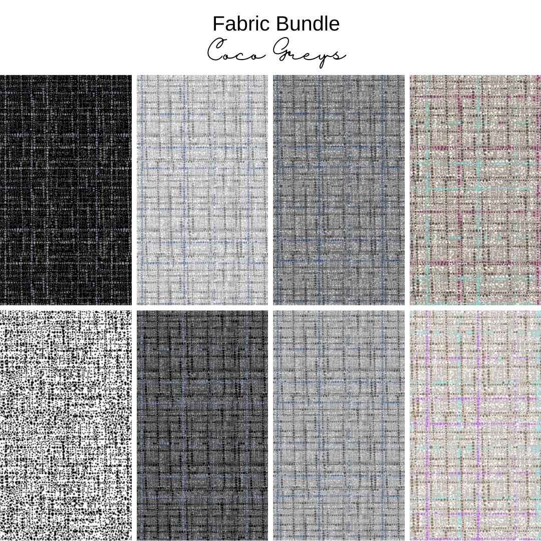 Fat Quarter Bundle (8) - Greys