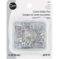 Curved Safety Pin 1 1/2in Size 2 40ct