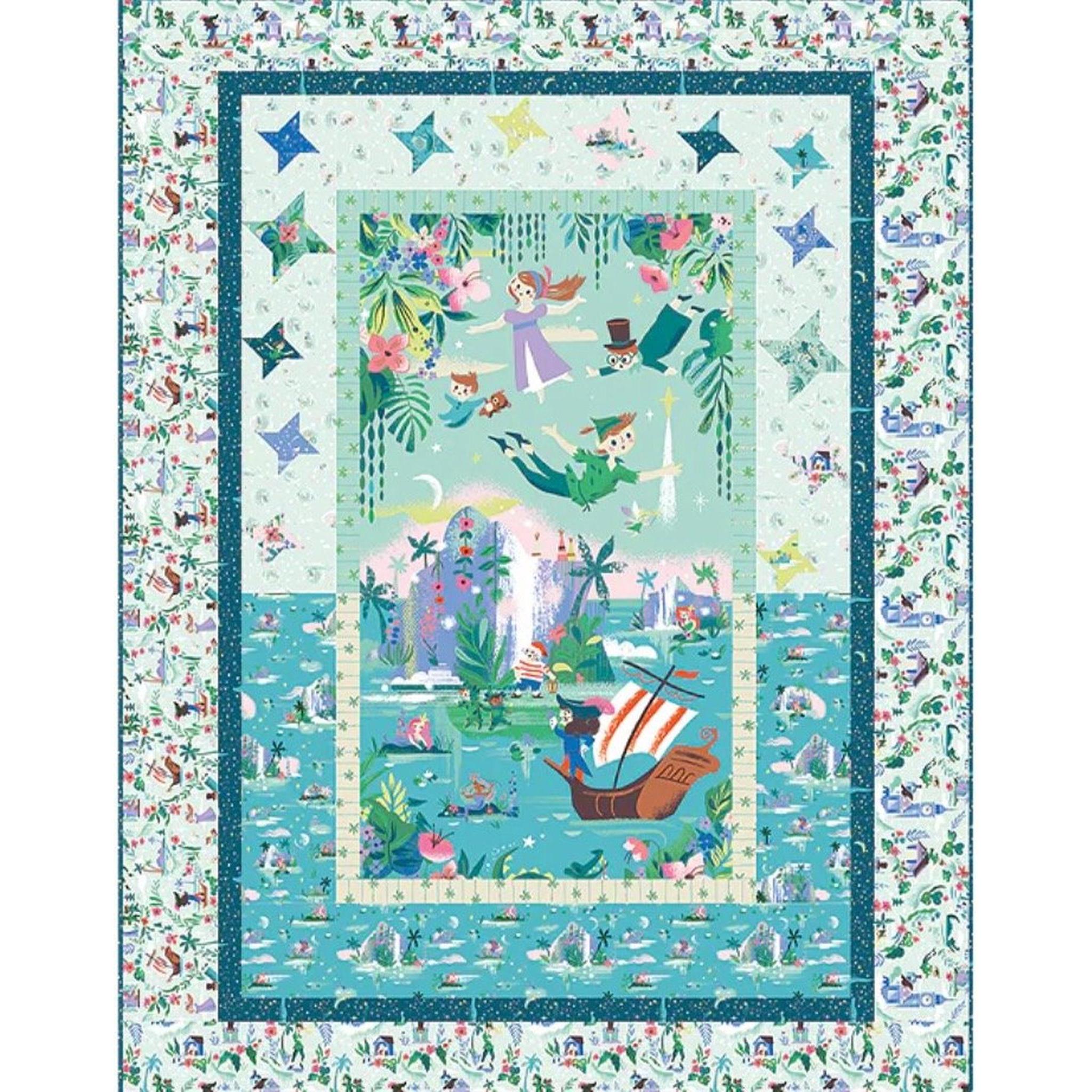 Forever Neverland Panel Quilt Boxed Kit from Riley Blake