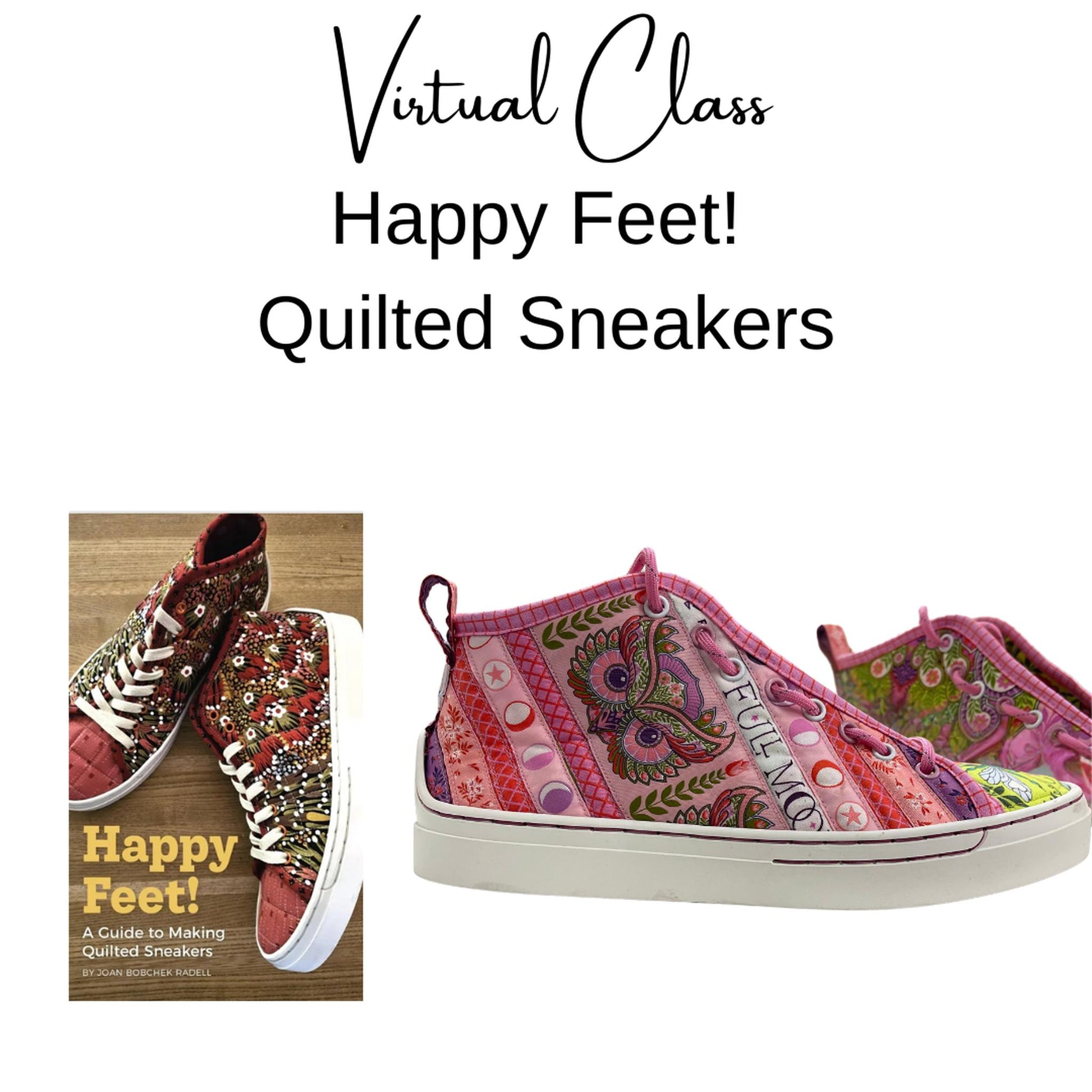 Virtual Class: Make Your Own Quilted Sneakers Starts March 2026