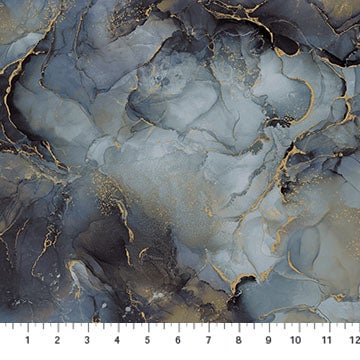 Northcott Midas Wideback - Multi Texture: Smoke