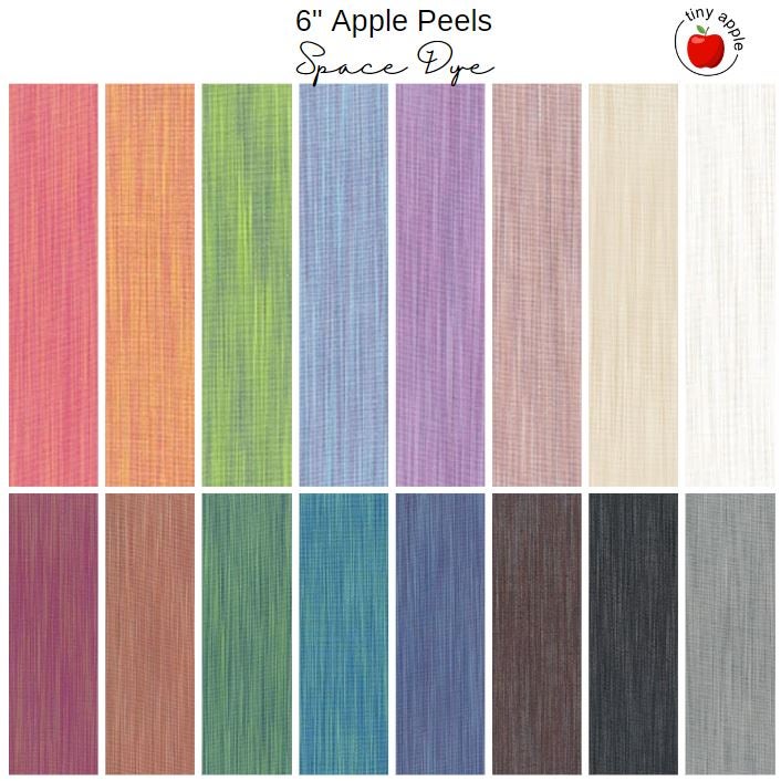 6" Apple Peels - Space Dye (16 pieces)