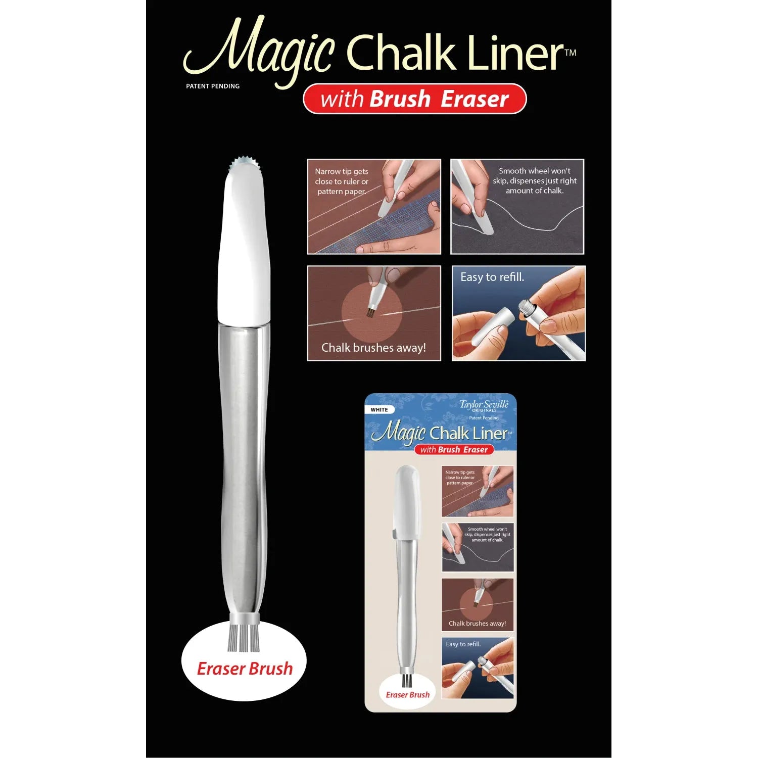 Magic Chalkliner White With Brush Eraser