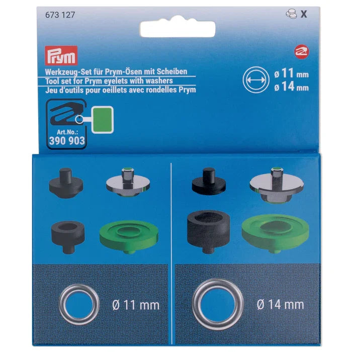 Tool Set for Prym Eyelets - 11mm and 14mm