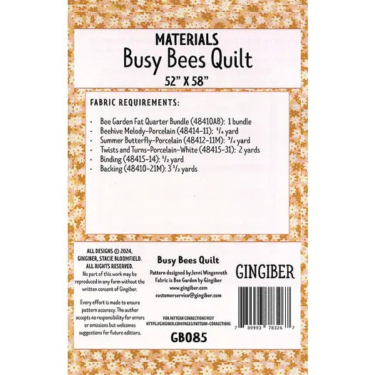 Pattern: Busy Bees