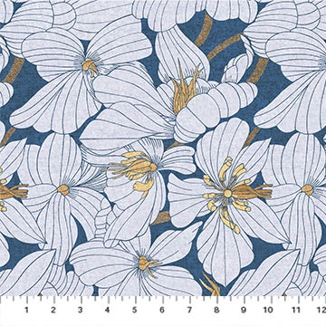 Grove by Cecilia Pettersson - Floral - Navy