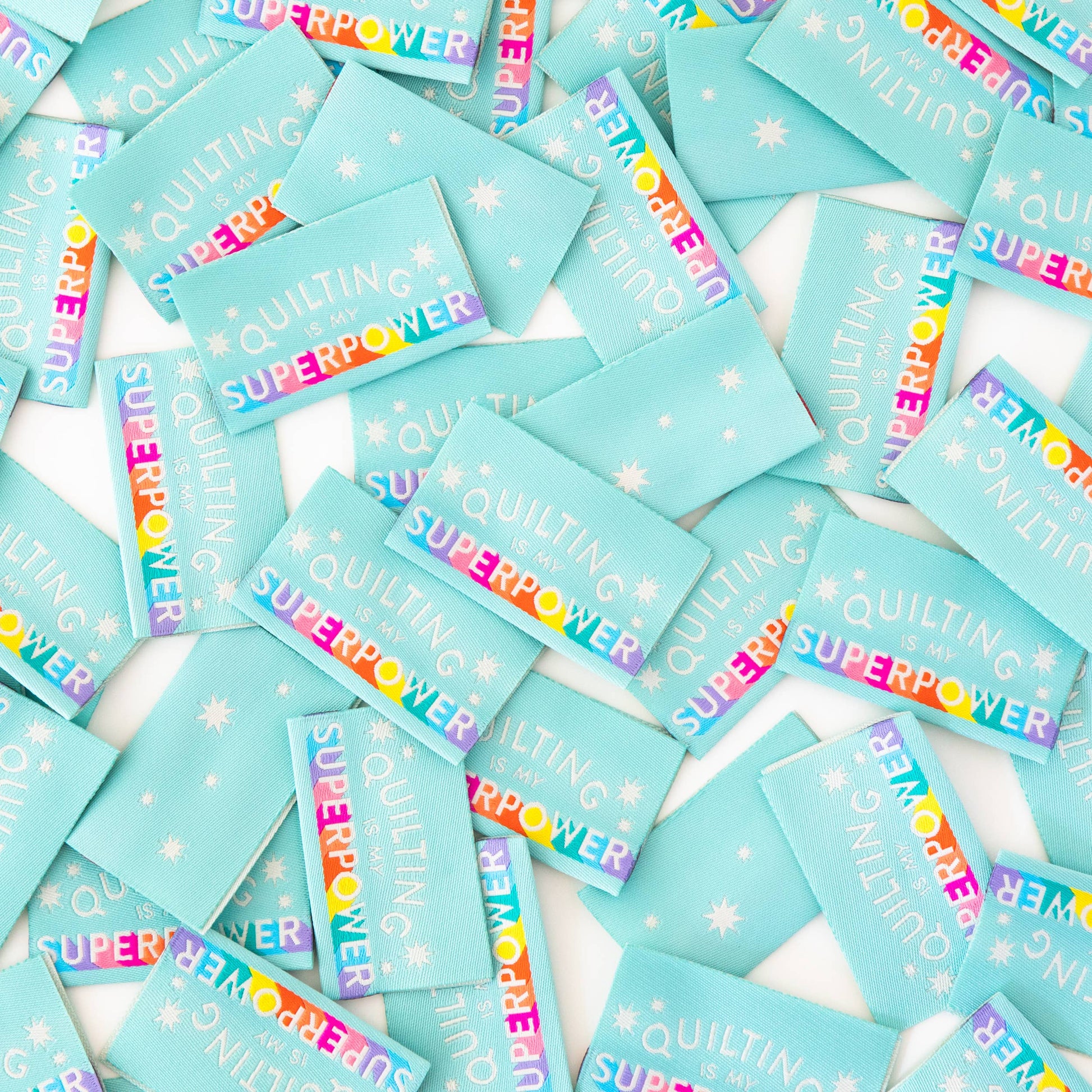 Quilt Label - Sarah Hearts x Tied With A Ribbon | Quilting is My Superpower