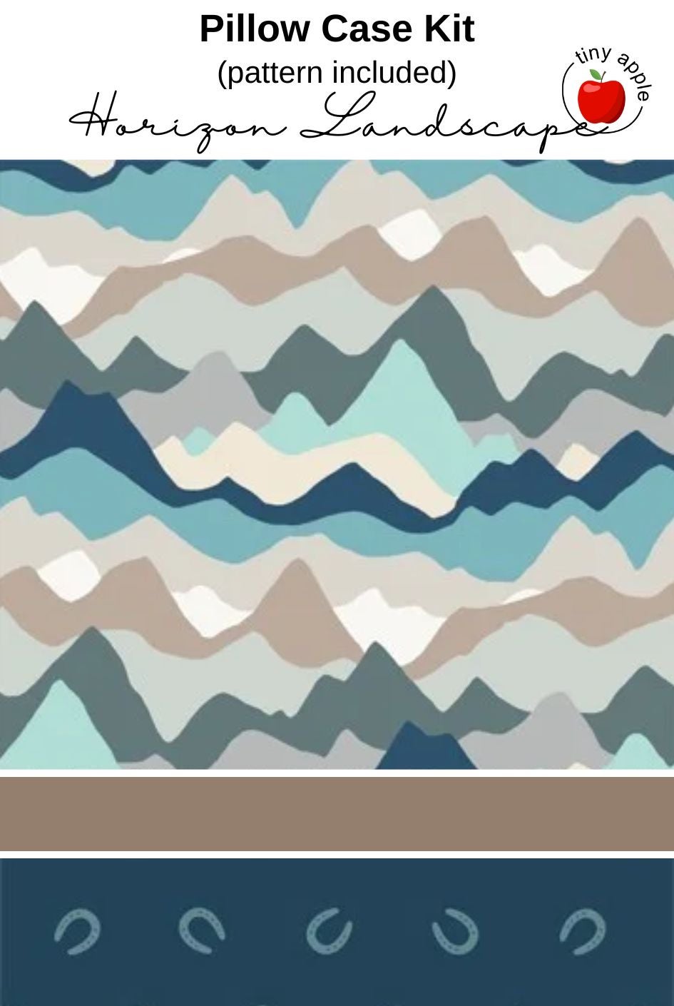 Kit: Burrito Pillowcase -Landscape (pattern included)