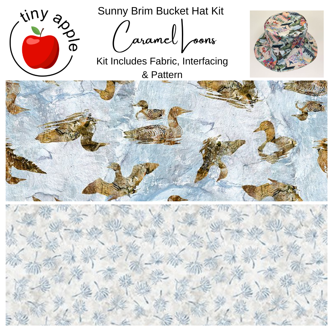Kit: 2025 QMN Sunny Brim Bucket Hat (includes pattern)