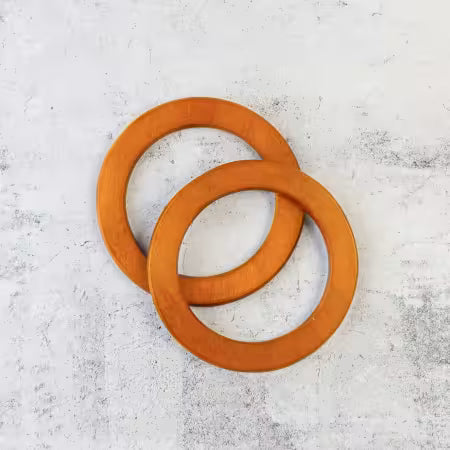 Two Wooden Handles - Cinnamon