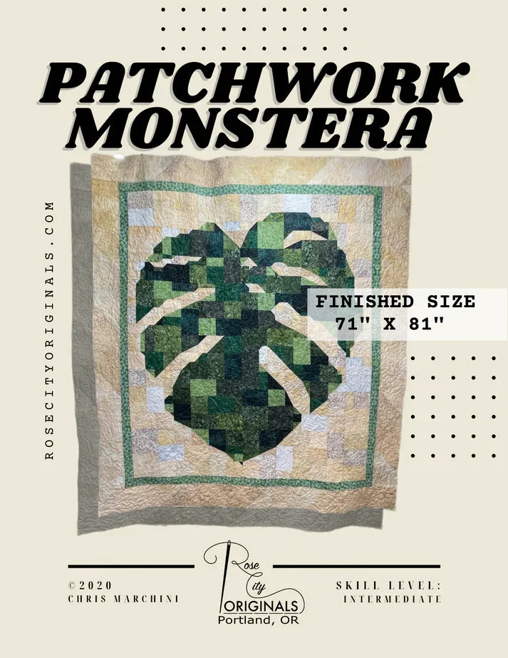 Pattern: Patchwork Monstera