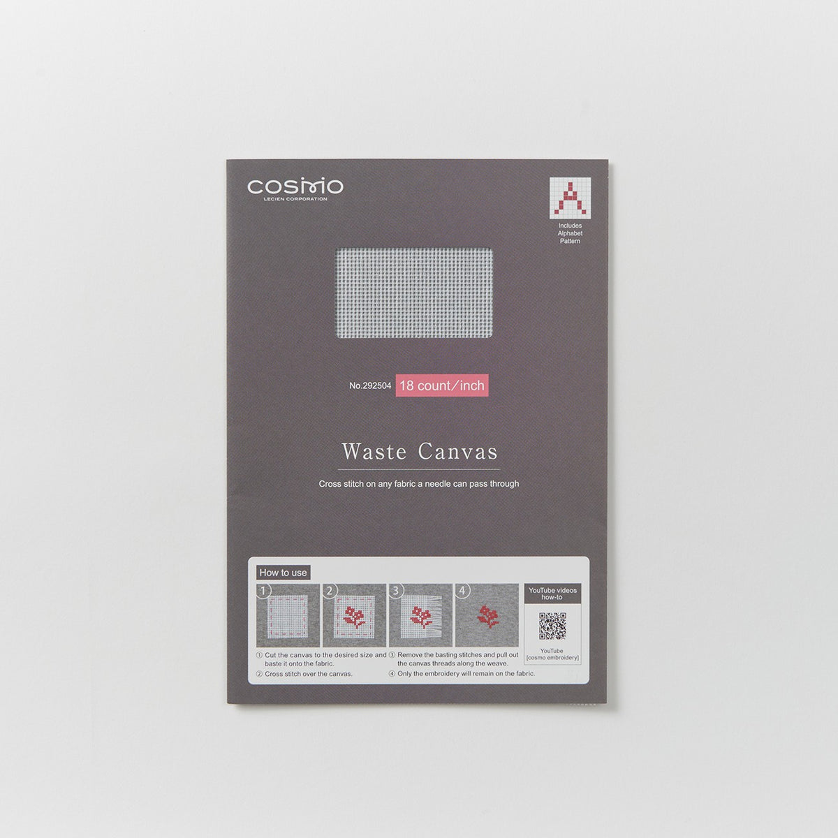 Lecien 18 Count Cross Stitch Waste Canvas