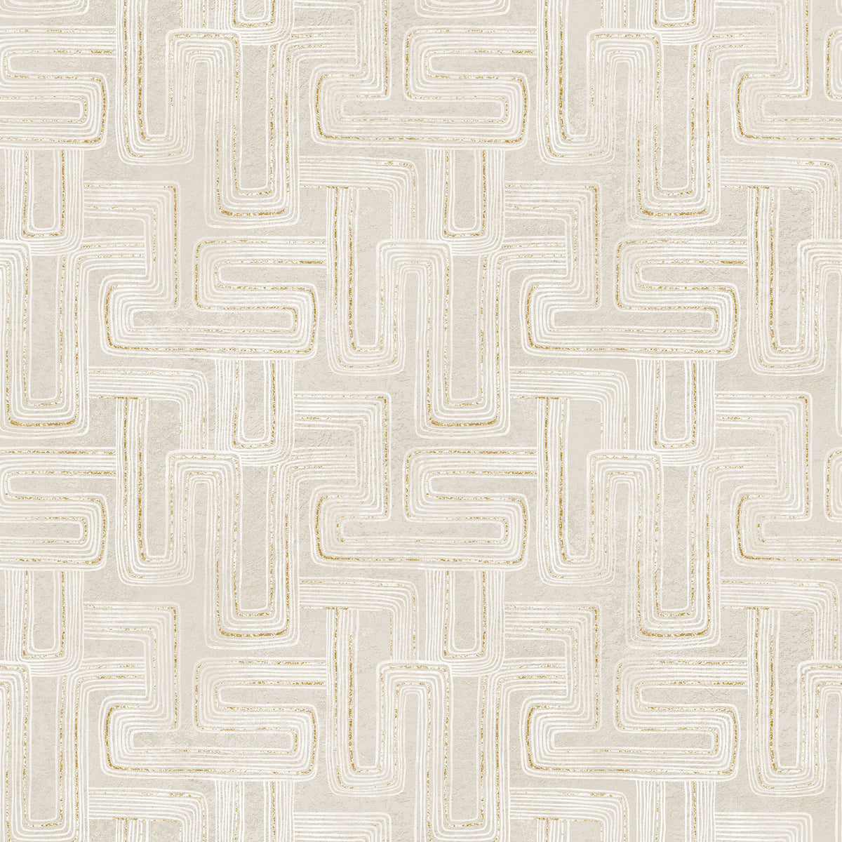 Gatsby - Rectangles - Taupe/Cream