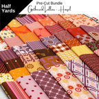 Half Yard Bundle (8) Gathered Lollies – Hazel Reds Bundle