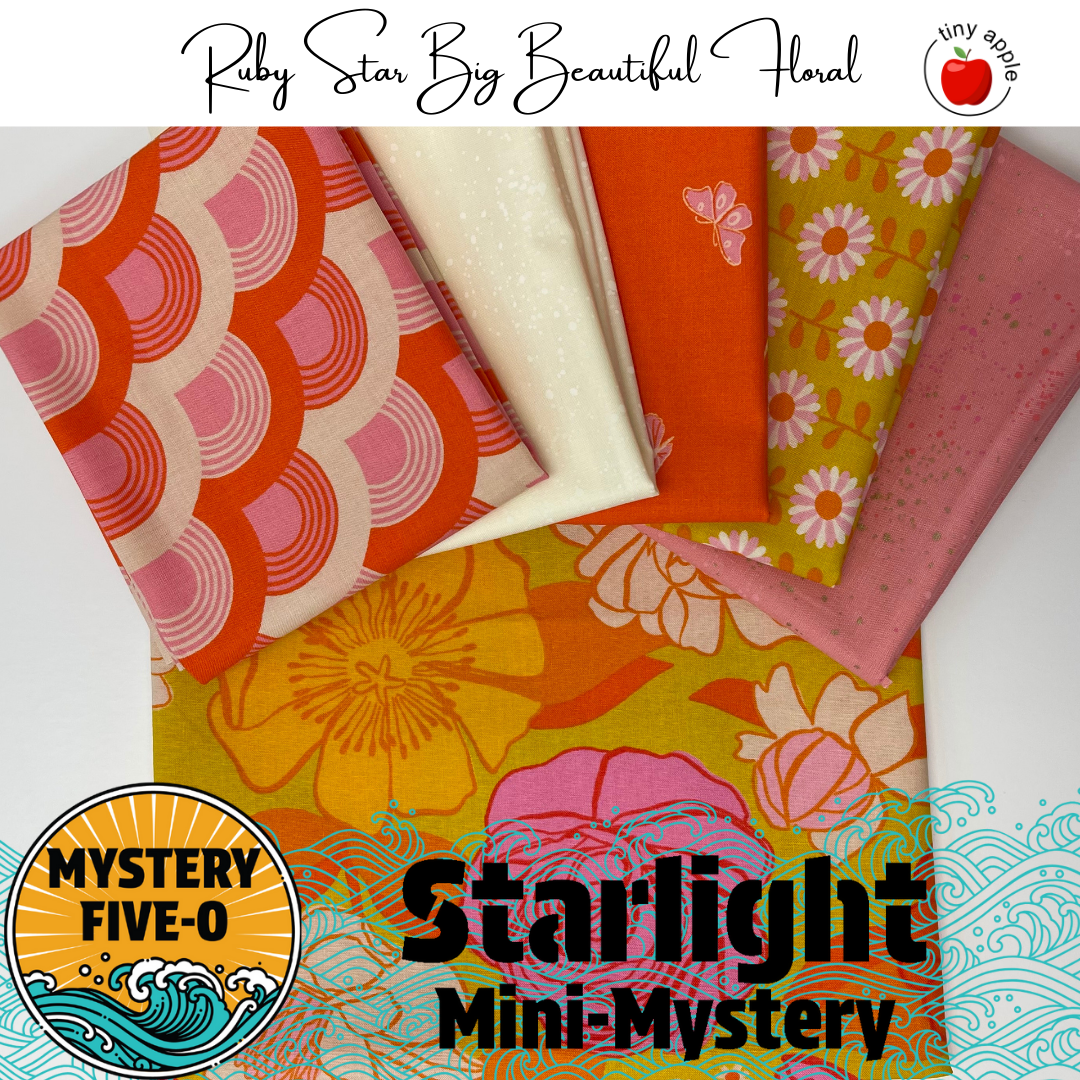 Fat Quarter Bundle (6) M50 | Ruby Star Big Beautiful Floral