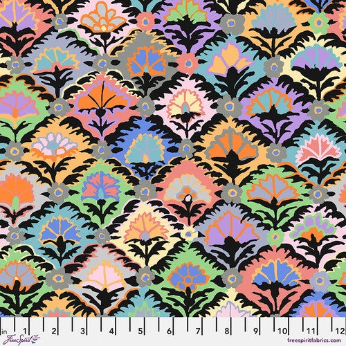 February 2024 by Kaffe Fassett Step Flower - Contrast