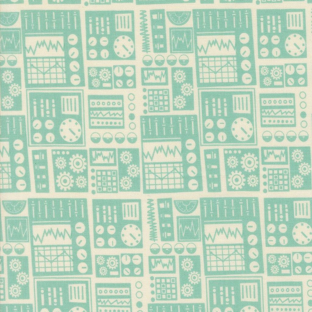 321 Blast Off - Circuits Blue Nebula