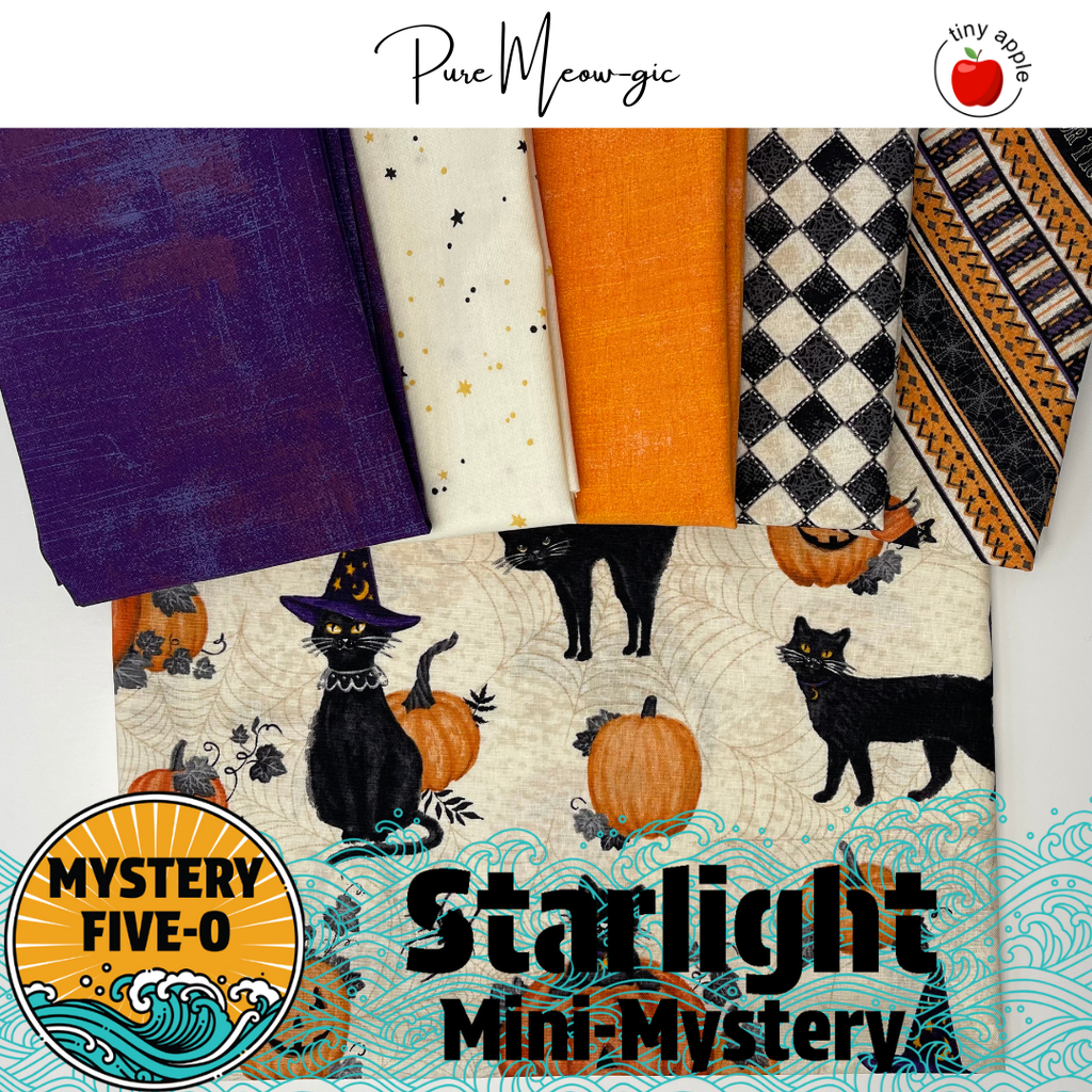 Fat Quarter Bundle (6) M50 | Pure Meow-gic