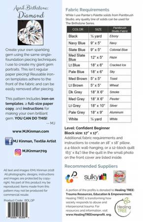 Pattern: April Birthstone Diamond