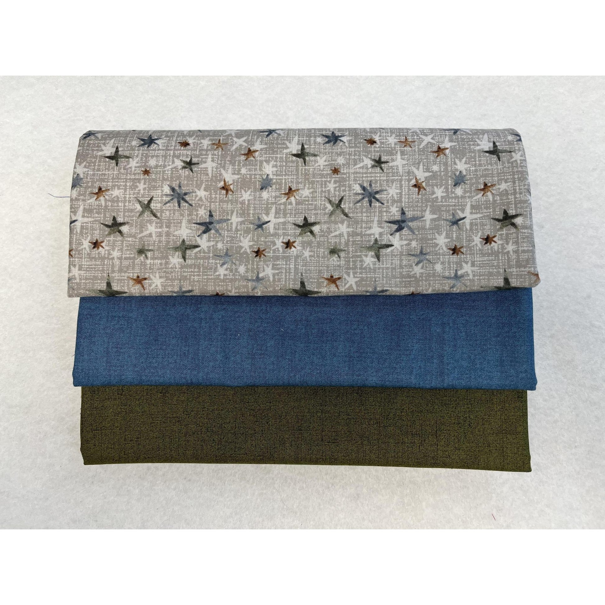 3 - 1 yard Bundle - Stars and Solids