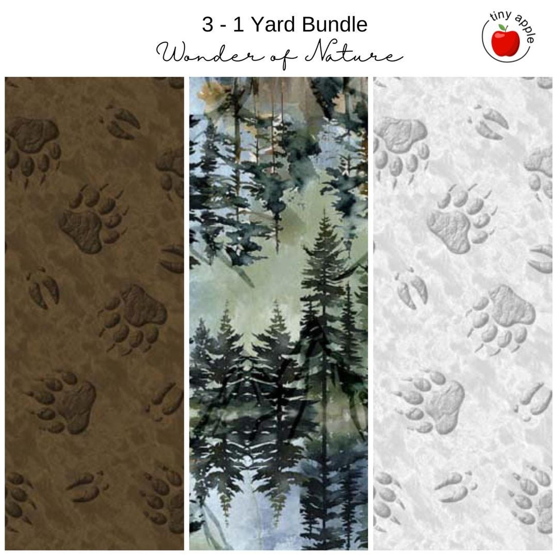 3 - 1 yard bundle Bundle Wonder of Nature