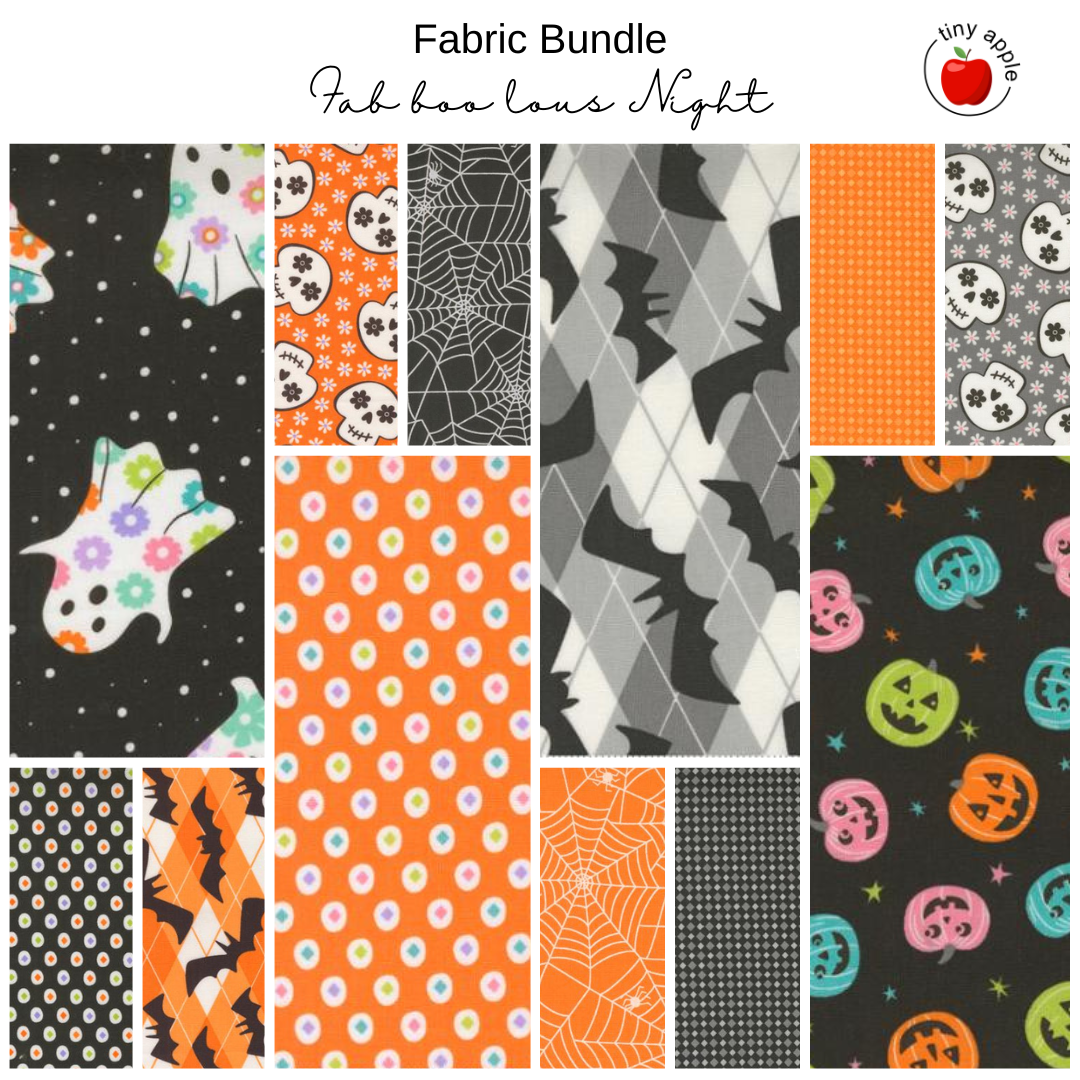 Fat Quarter Bundle (12) - Fab Boo Lous Night