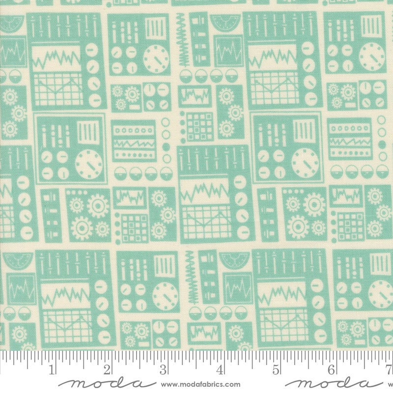 321 Blast Off - Circuits Blue Nebula