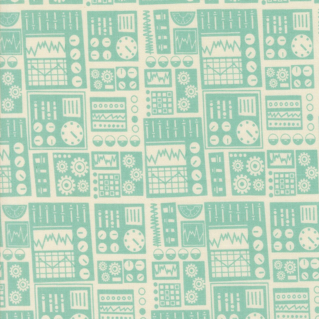 321 Blast Off - Circuits Blue Nebula