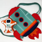 321 Blast Off - Rocket Backpack Panel Multi (36" x 60")