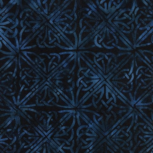 Island Batik - Large Square-Blue Storm