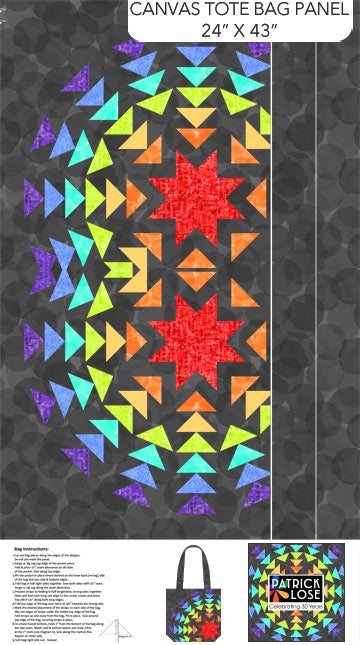 Northcott Tonal Trios - 30th Anniversary Tote by Patrick Lose (24" x 43")