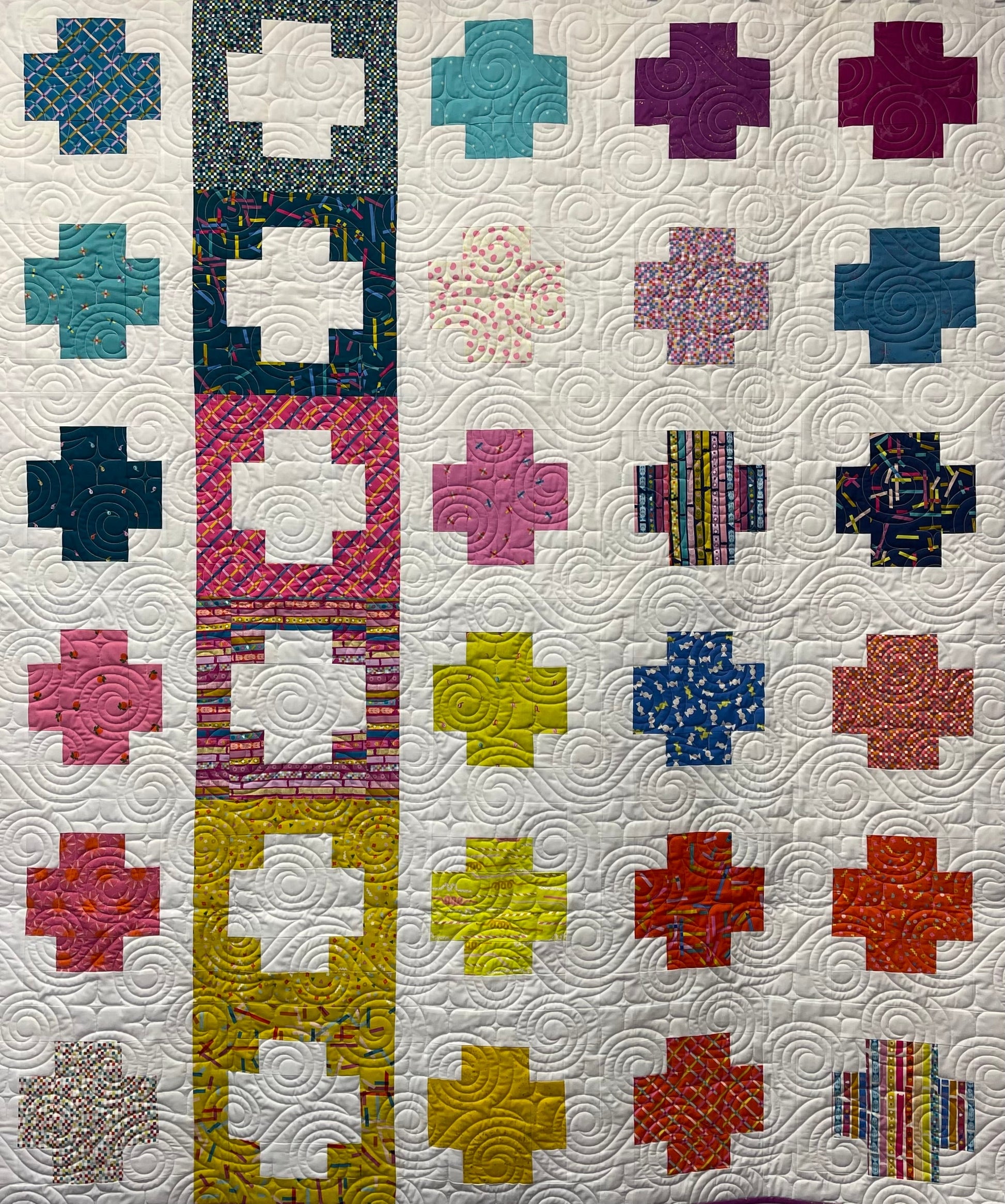 Kit: Chelsea Crosses  in Washi Plus - 60" x 72"