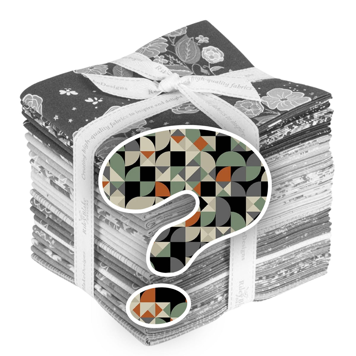 Mystery Fat Quarter Bundle (10) - Verdigris