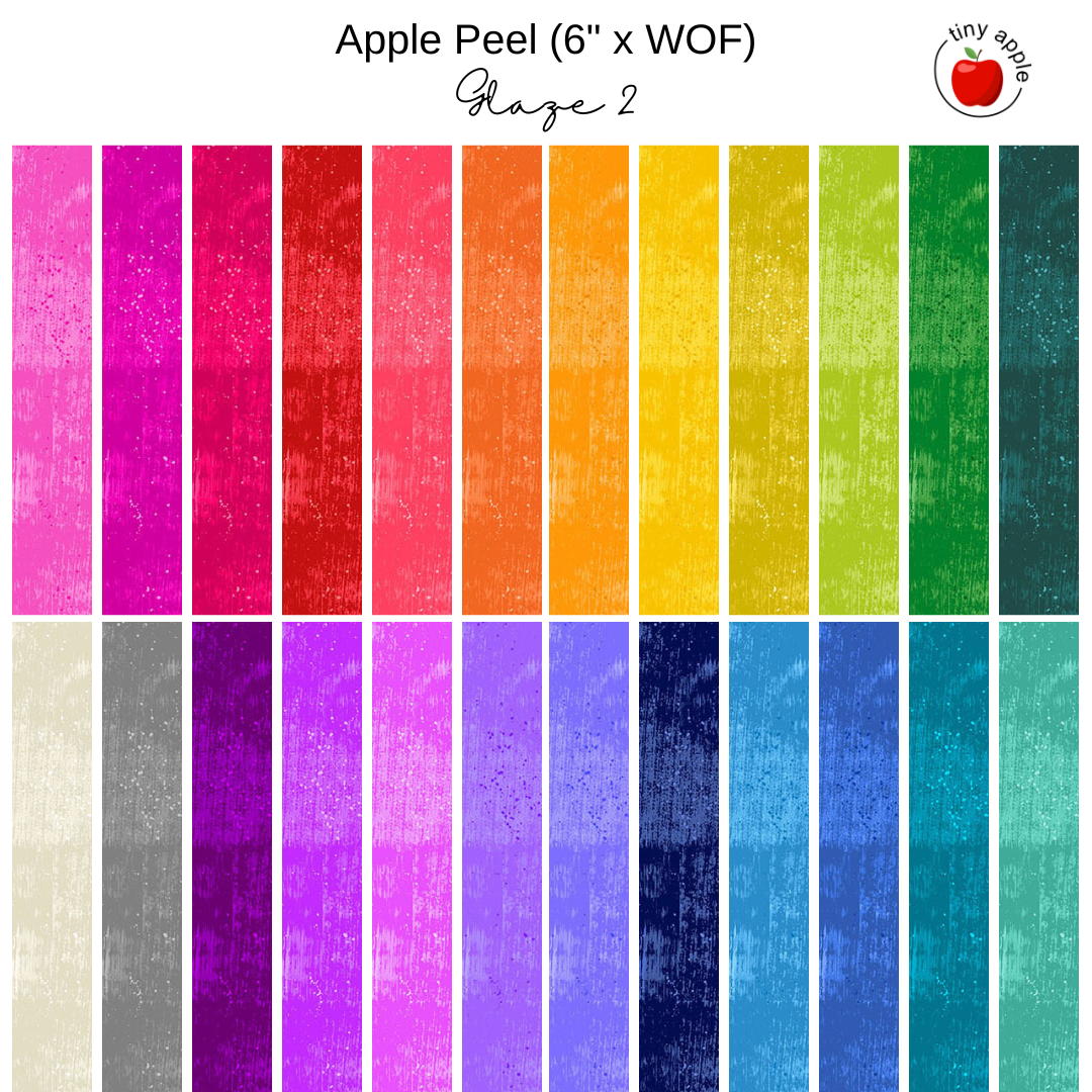 6" Apple Peel (24) - Glaze II