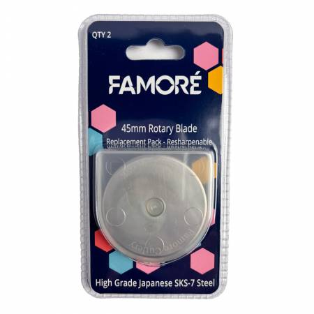 Famore Japanese Steel SKS-7 45mm Replacement Blades 2pk
