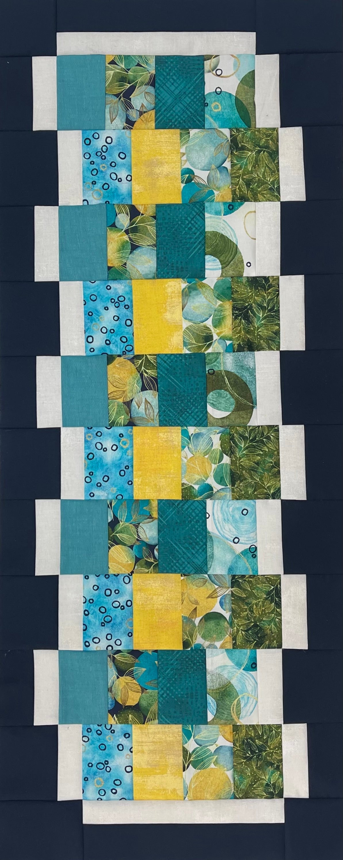 Kit: Cha Cha Cha Table Runner in Mediterranea (14 1/2" x 35 12") | Pattern Sold Separately
