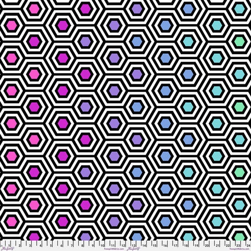 Tula Wideback - Rainbow Hexie XL - Ink