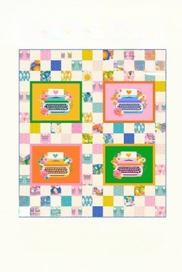 Kit: Chunky Charmer Quilt - Best Day Ever - 63 1/2" x 72 1/2" (Pattern included)