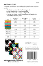 Asterisks Quilt Pattern by Modern Handcraft