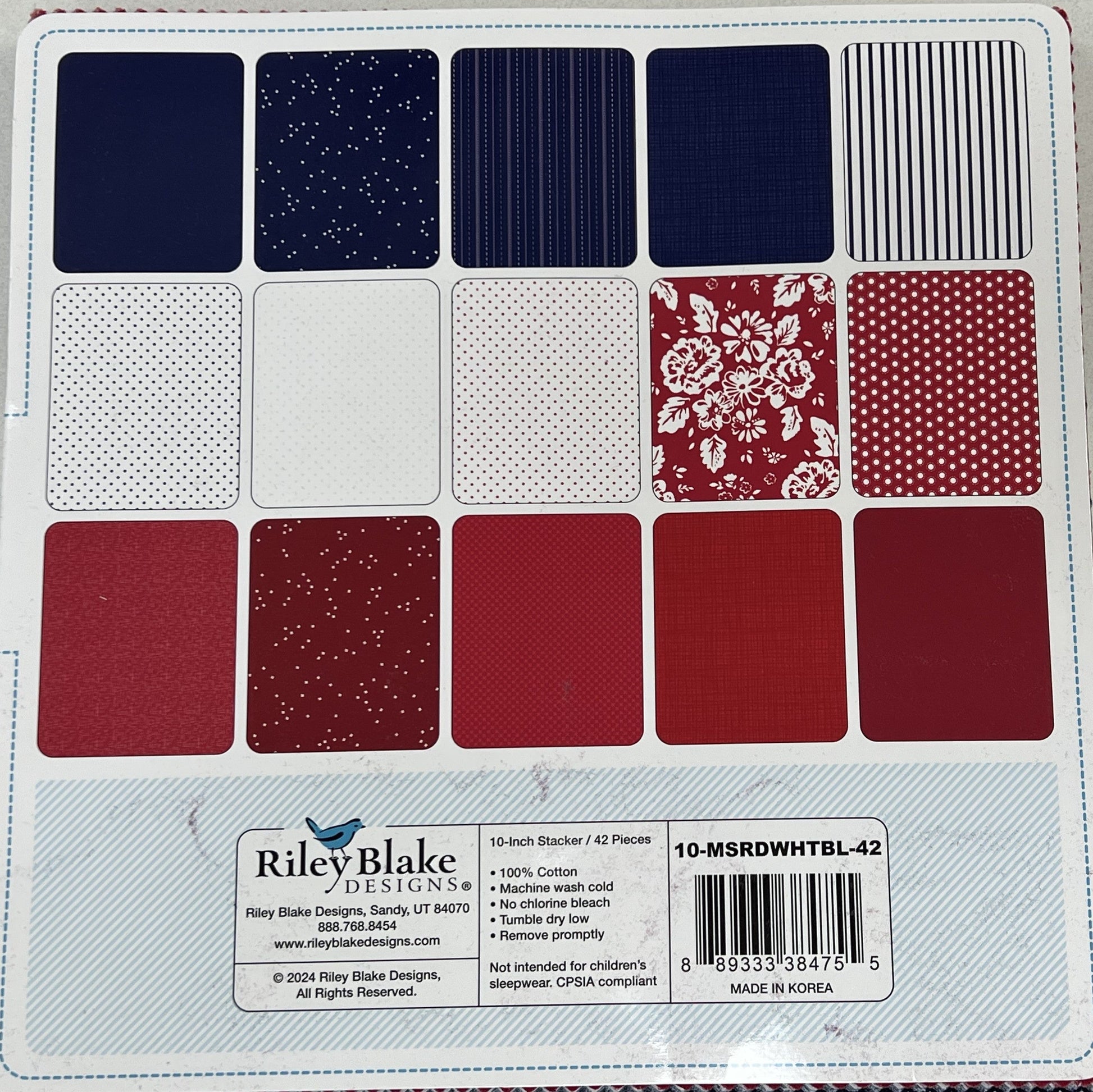 RB Red, White and Blue 10" Stackers