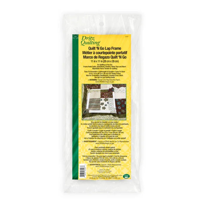 Quilt N Go Lap Frame 11" x 11"